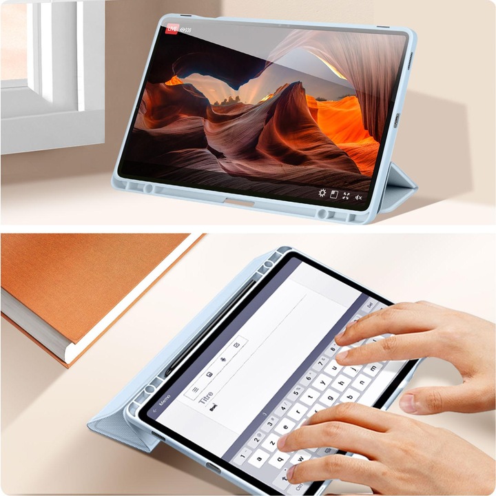 Produktbild Dux Ducis Toby Series Bookcover (Galaxy Tab S9 FE+)
