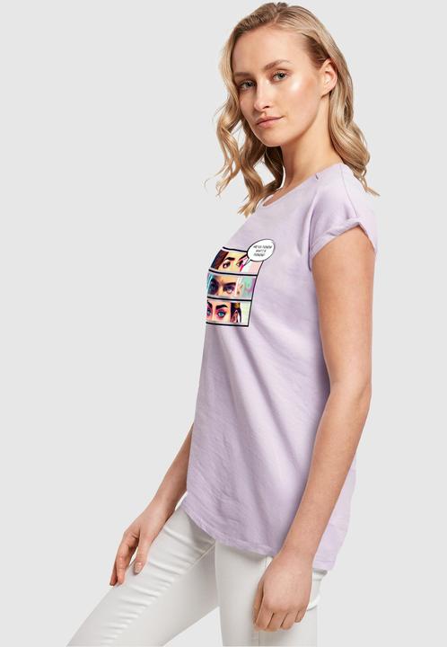 Produktbild Merchcode Ladies Thinking Comic Extended Shoulder Tee - 117875 (M)