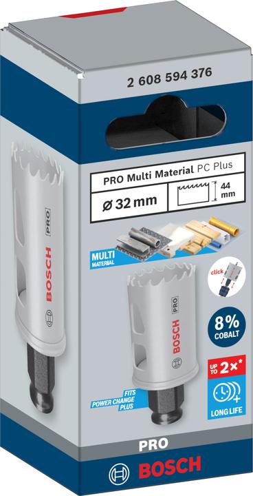 Immagine prodotto Bosch Professional Zubehör Sega a tazza PRO Multi Material PC Plus, 32 mm (32millimetri)