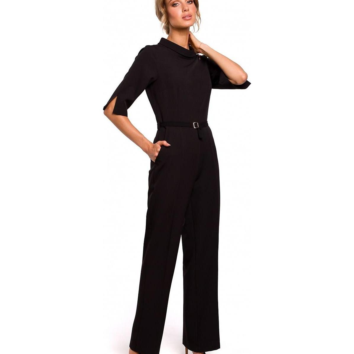 Made of Emotion, Damen, Jumpsuit, Overall Moe, Schwarz, (XXL)