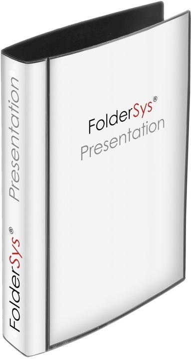 Produktbild Foldersys Ringbuch 4-Ringe schwarz 4,0 cm DIN A4 (A4, 40 mm, 1 x)
