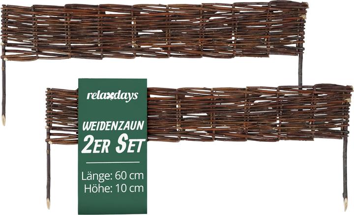 Relaxdays Beeteinfassung (60 cm)