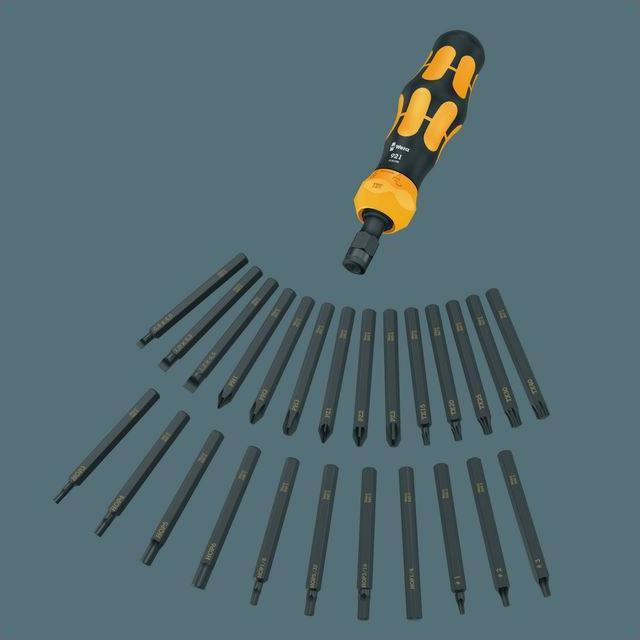 Produktbild Wera Kraftform Kompakt 900 Set 1 (Pozidriv-Kreuzschlitz (PZ), Phillipps-Kreuzschlitz (PH), Pin-torx, Schlitz, Innensechskant)