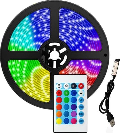 Actual product image Xtrike Me RGB LED strip with Bluetooth controller 5m HT-5050 B5 (500 cm)