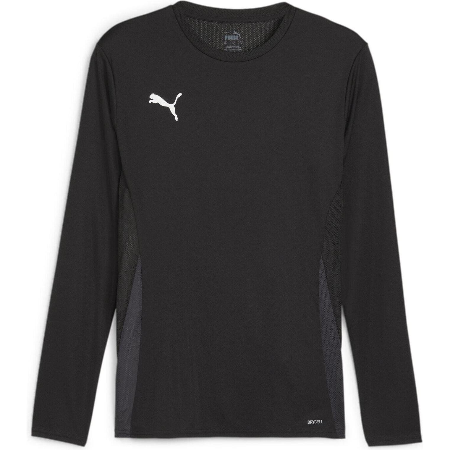 Puma, Herren, Sportshirt, teamGOAL LS Jersey (XL), Schwarz, XL