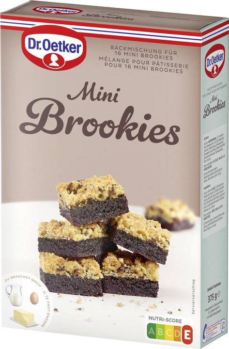 Actual product image Dr. Oetker Mini Brookies (375 g)