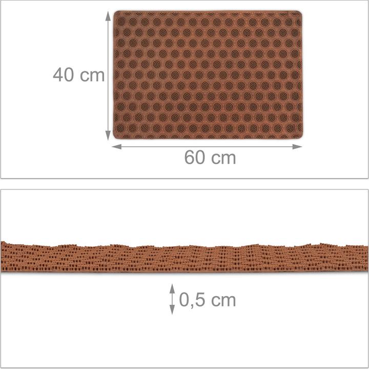 Produktbild Relaxdays Fussmatte (60 x 40 x 0.5 cm)