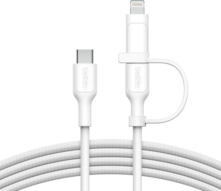 Actual product image Belkin 2-in-1 cable (1.50 m, USB 2.0, 60 W)