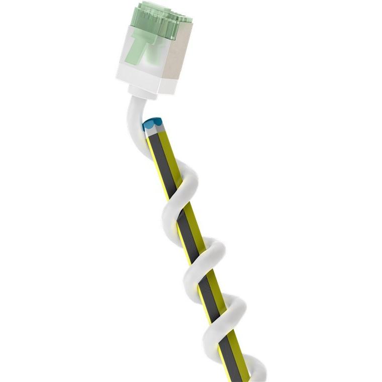 Goobay Ultraflexibles CAT 8.1 Patchkabel, slim, U/FTP, weiss (U/FTP, CAT8.1, 3 m), Netzwerkkabel