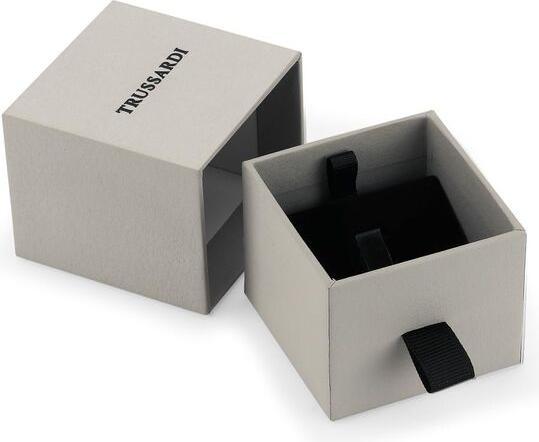 Produktbild Trussardi Graceful gold-plated T-Design hoop earrings TJAXA05