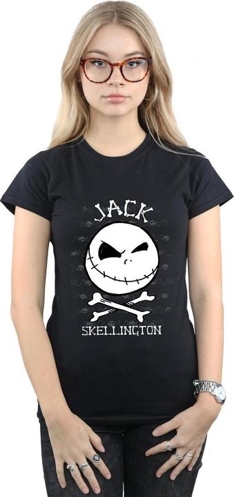 Immagine prodotto Disney Nightmare Before Christmas Jack Face Maglietta Donna (XXL)