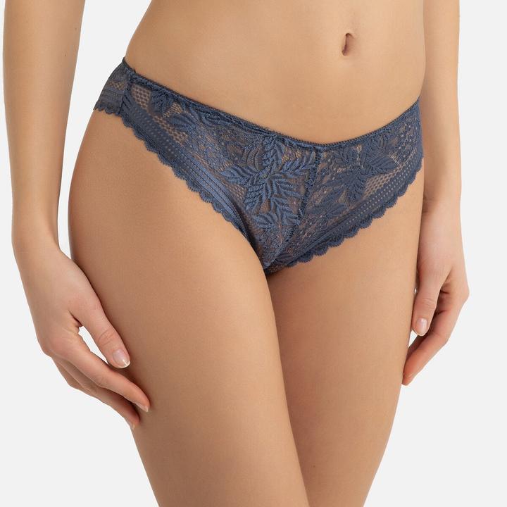 Produktbild La Redoute Collections Tanga-Slip aus Spitze (44, 46, Einzelpack)