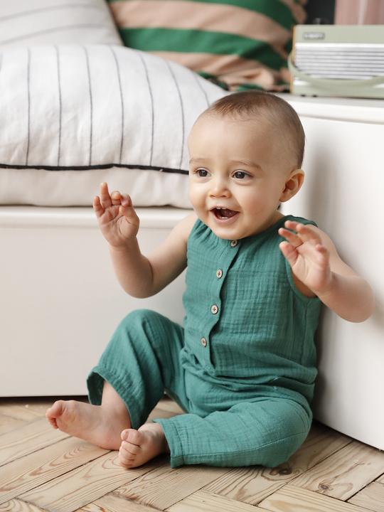 Produktbild Vertbaudet Musselin-Overall Baby (62)