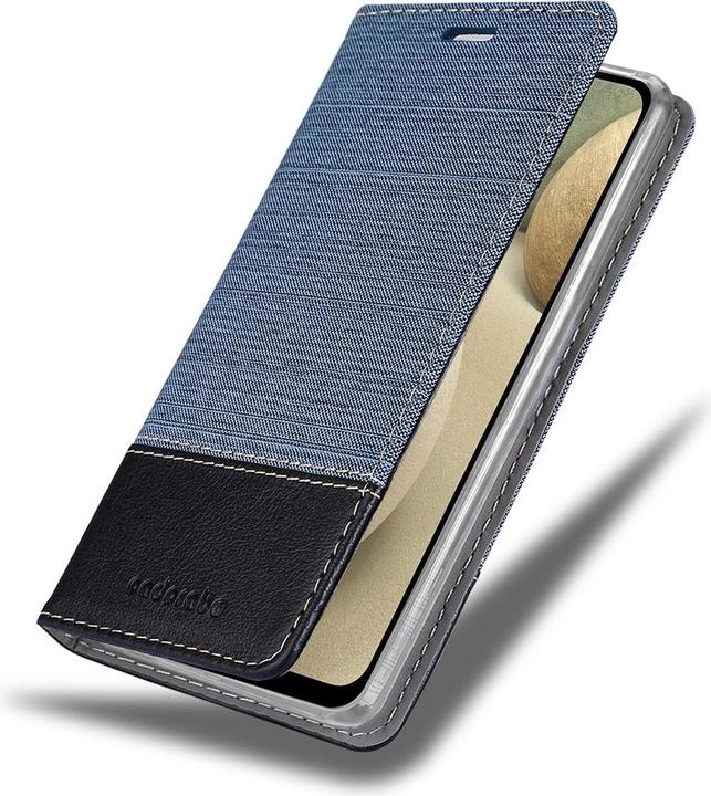 Produktbild Cadorabo Book Jeans Optik Cover (Samsung Galaxy A12)