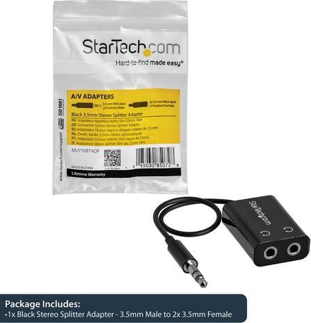 Produktbild StarTech Mini Jack Splitter Cable (Splitter)