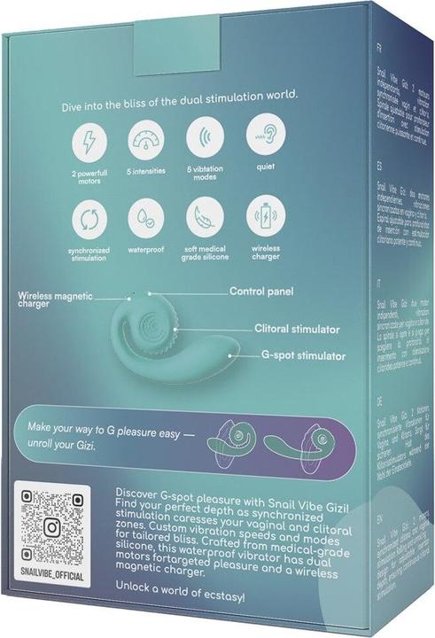 Image du produit Snail Vibe Vibromasseur Gizi - Tiffany