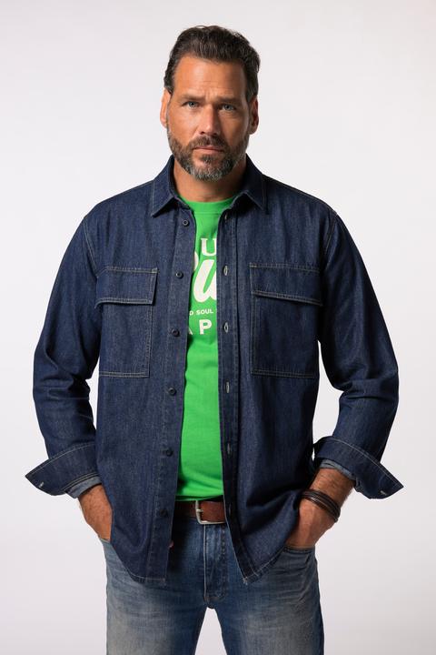 Immagine prodotto JP1880 JP 1880 Jeanshemd, Denim, Langarm, Kentkragen, Modern Fit (XXL)