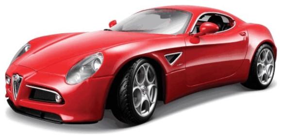 Bburago 18/43004 Alfa Romeo 8C 2007 Competizione scale 1:32 metallic (Asst.18/43100,18/43000) red