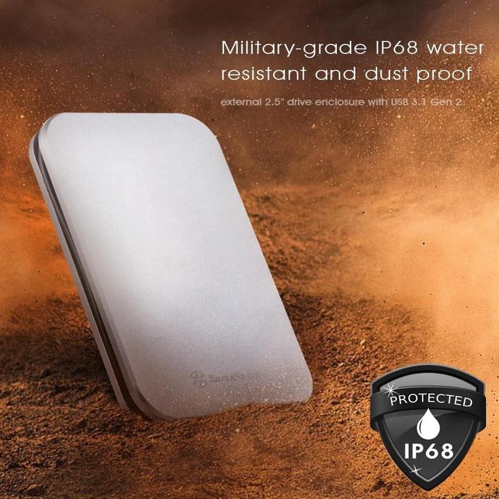 Produktbild Silverstone Mammoth Series MMS02 - Speichergehäuse - 2.5" (6.4 cm) (2.5")