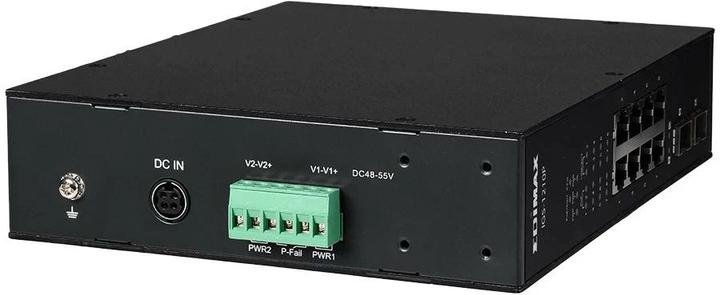 Actual product image Edimax Pro Rail PoE+ Switch IGS-1210P 10 Port (10 ports)