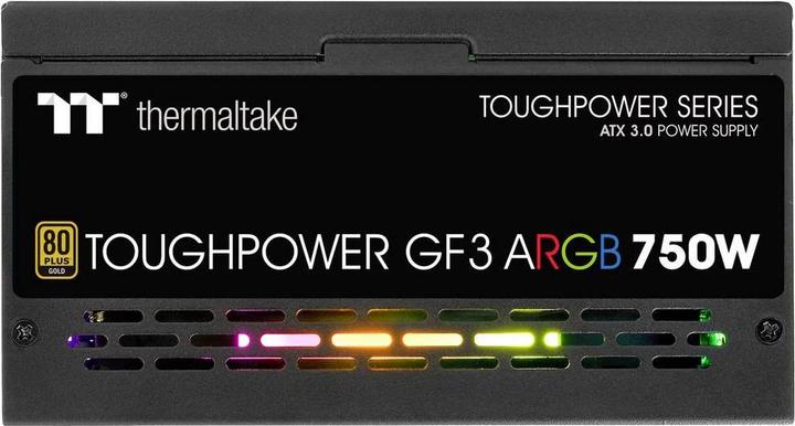 Actual product image Thermaltake ToughPower GF3 ARGB 750W EU Gold Power Supply ATX 3.0 80+ Gold PCIe 5.0 (750 W)