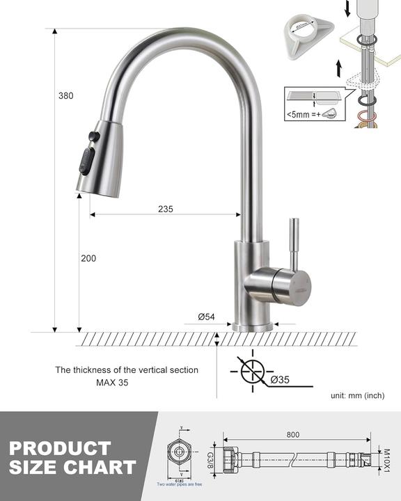 Produktbild Arcora Küchenarmatur