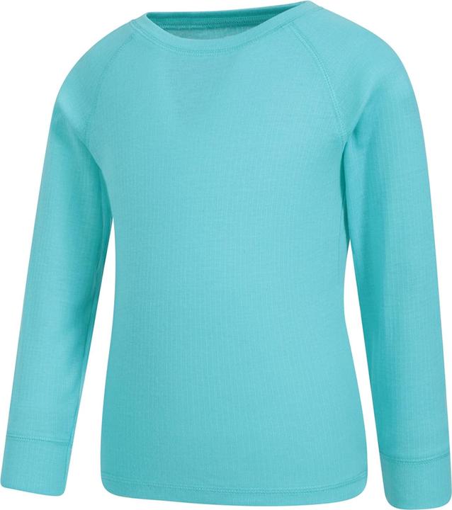 Actual product image Mountain Warehouse Childrens/Kids Talus Round Neck Base Layer Top (146, 152)