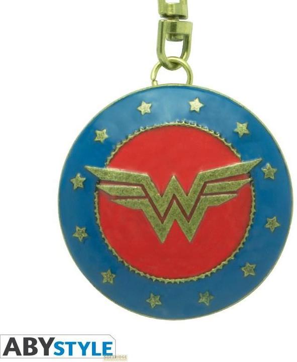 Actual product image ABYstyle DC COMICS - Keychain 3D Shield Wonder Woman X2