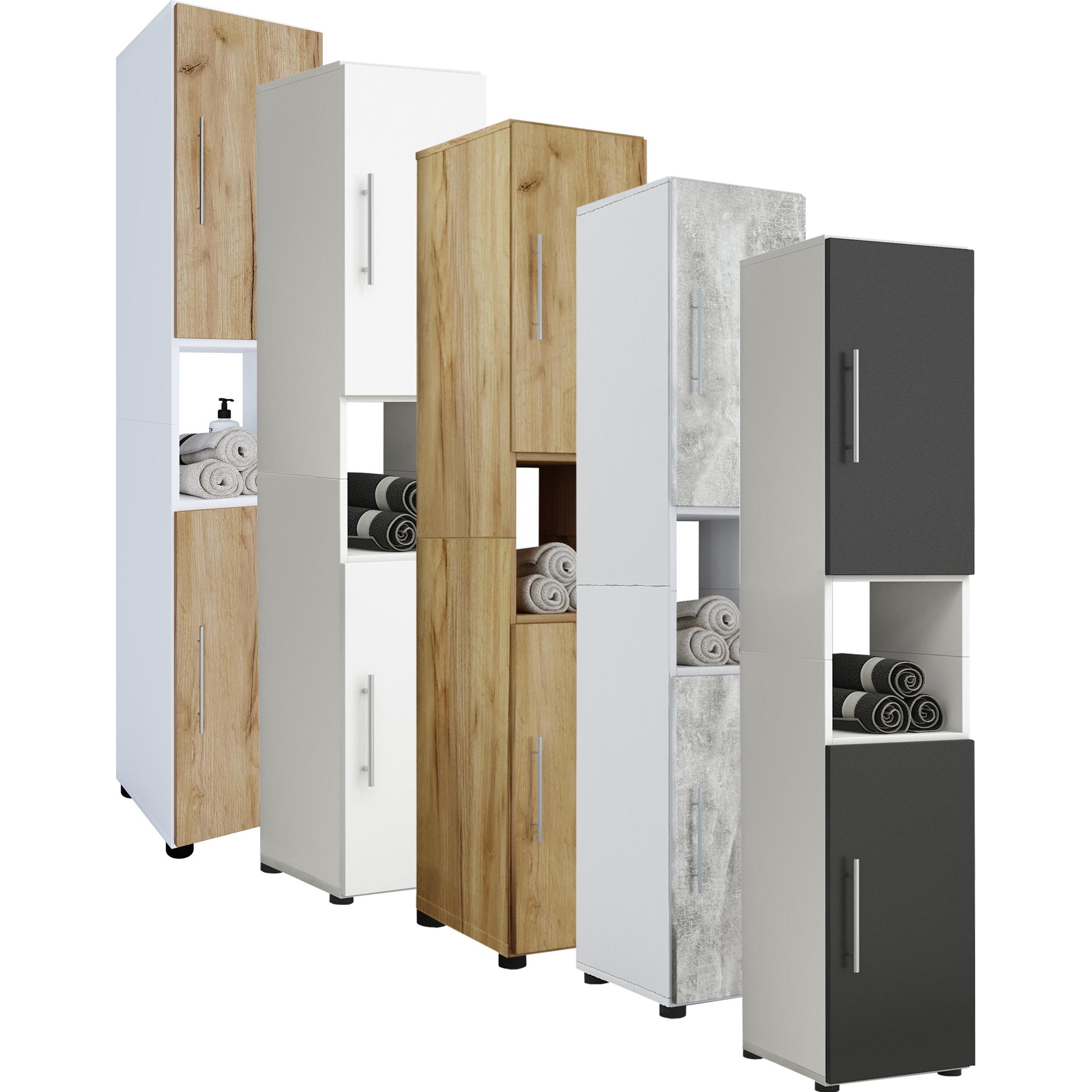 VCM, Badezimmerschrank, Flandu (31 x 30 x 153 cm)