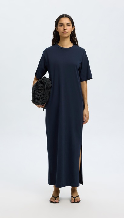 Immagine prodotto Selected Femme Maxi Kleid mit kurzen Ärmeln (XXL)