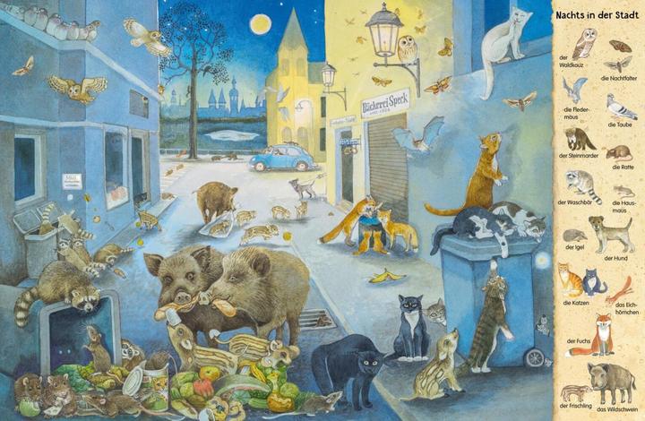Produktbild Mein erstes Wimmelbuch: Tiere in der Nacht (Deutsch, Christine Henkel, 2018)