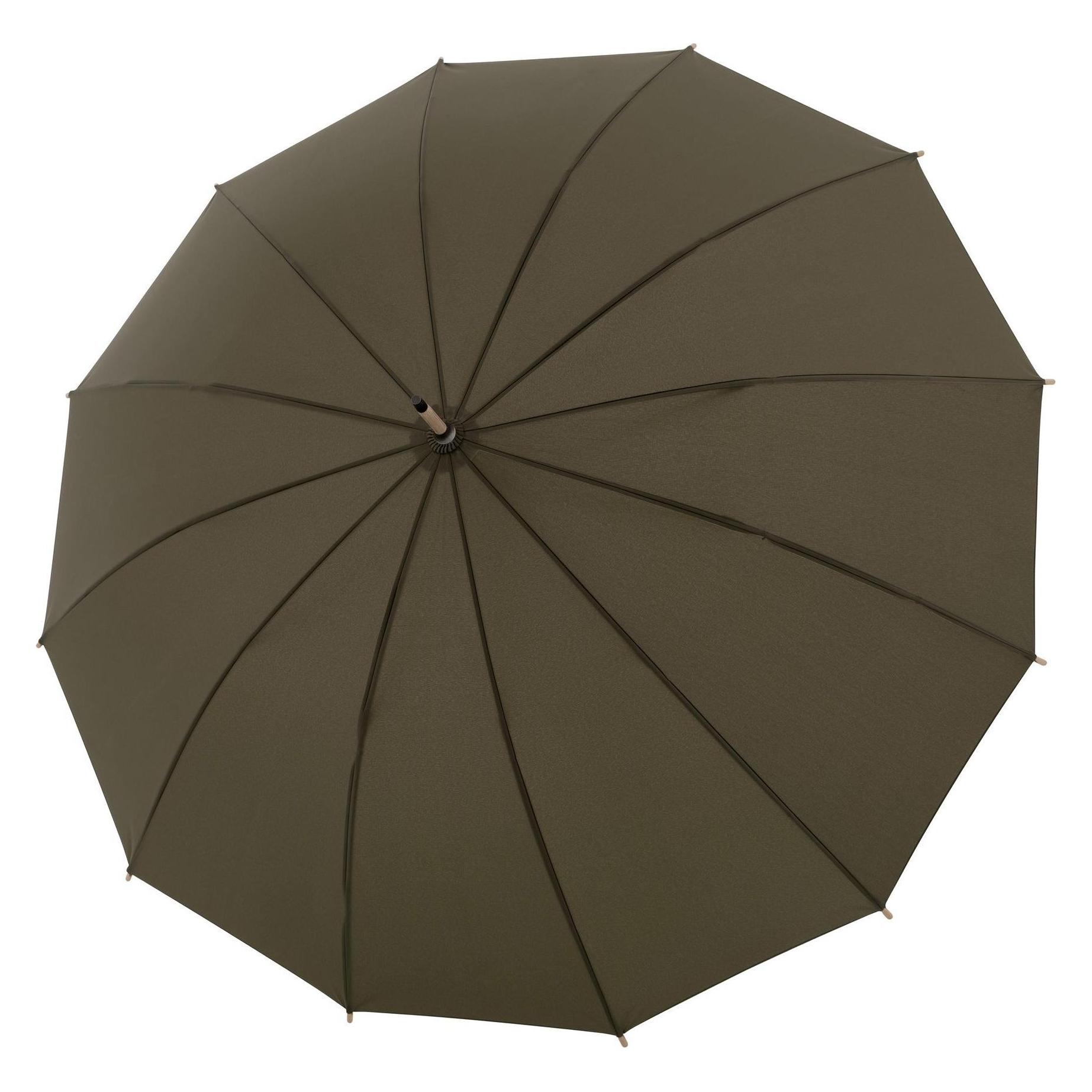 Doppler, Herren, Regenschirm, Nature Long Bamboo Stockschirm 90 Cm, Grün