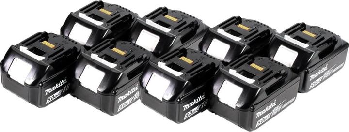 Actual product image Makita Power Source Kit 18V with DC 18 SF 4-fold charger + 8x BL1850B battery 5.0Ah (18 V)
