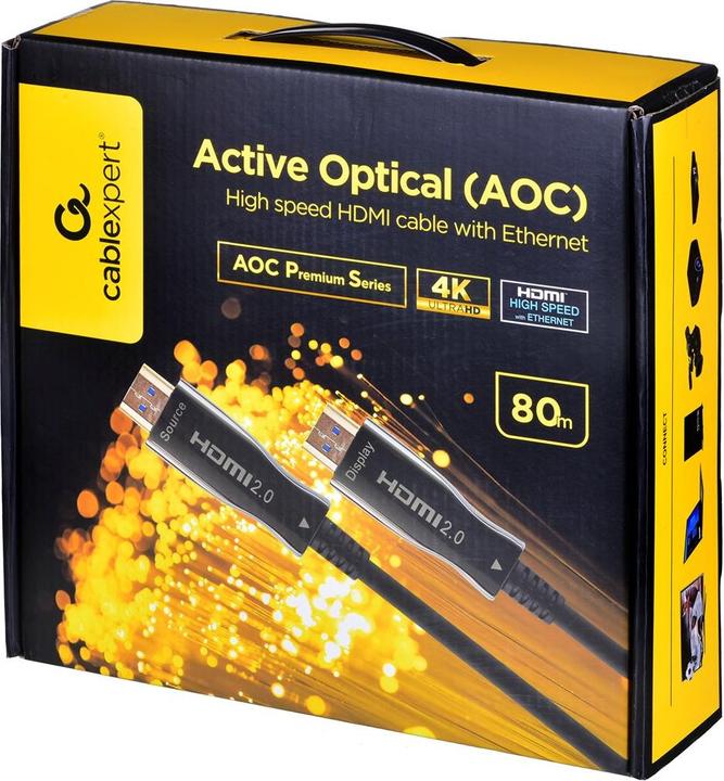 Image du produit Gembird Câble HDMi optique actif 80m (80 m)