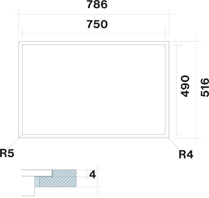 Image du produit Falmec Induktions-Kochfeld Induction 78 Schwarz (78 cm, Table de cuisson à induction)