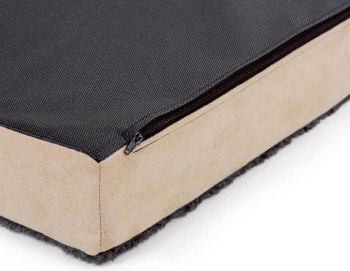 Produktbild Kerbl Memory-Foam Matratze 75x115cm beige/anthrazit (Hund, Katze)