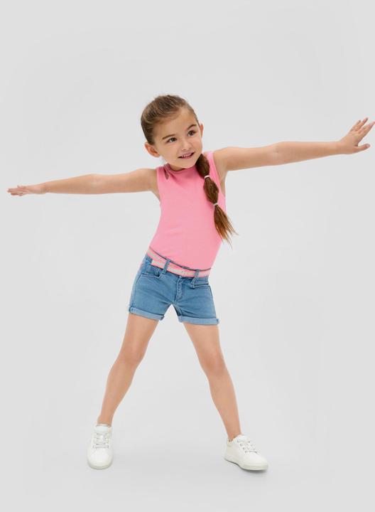 Produktbild S.Oliver T-Shirt Geripptes Top mit Cut-out-Details (104, 110)