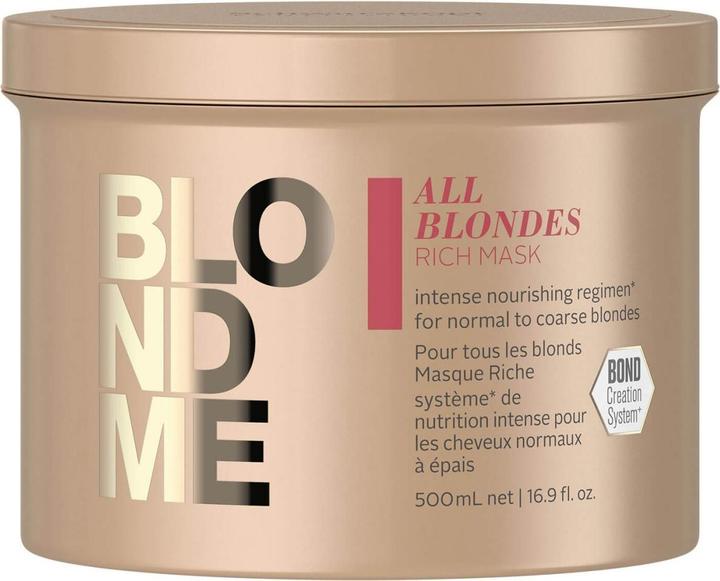 Image du produit Schwarzkopf Professional Blondme - All Blondes Rich Mask (500 ml)