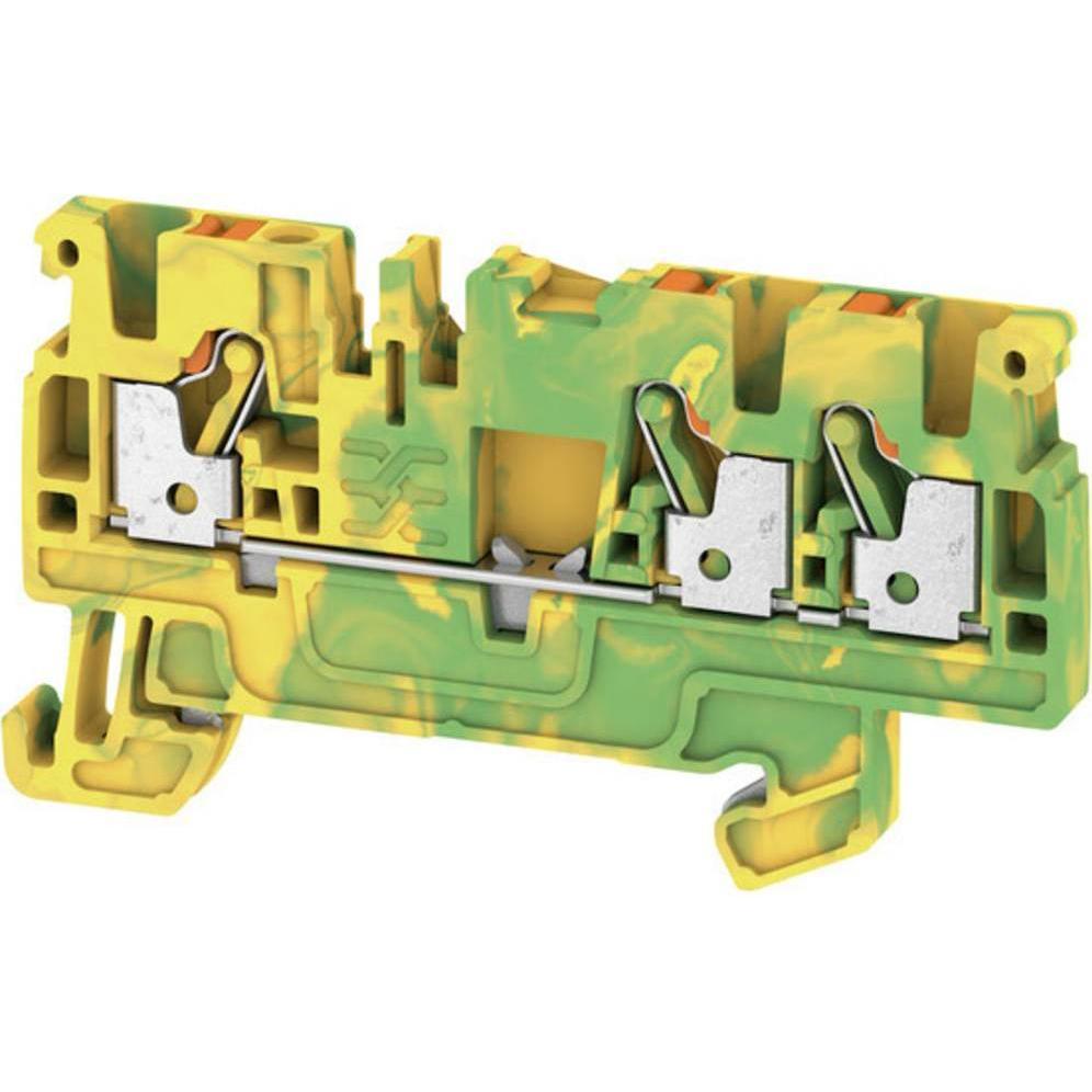 Weidmüller Morsettiera del conduttore di protezione, Accessori di elettronica + Alloggiamento, Giallo, Verde