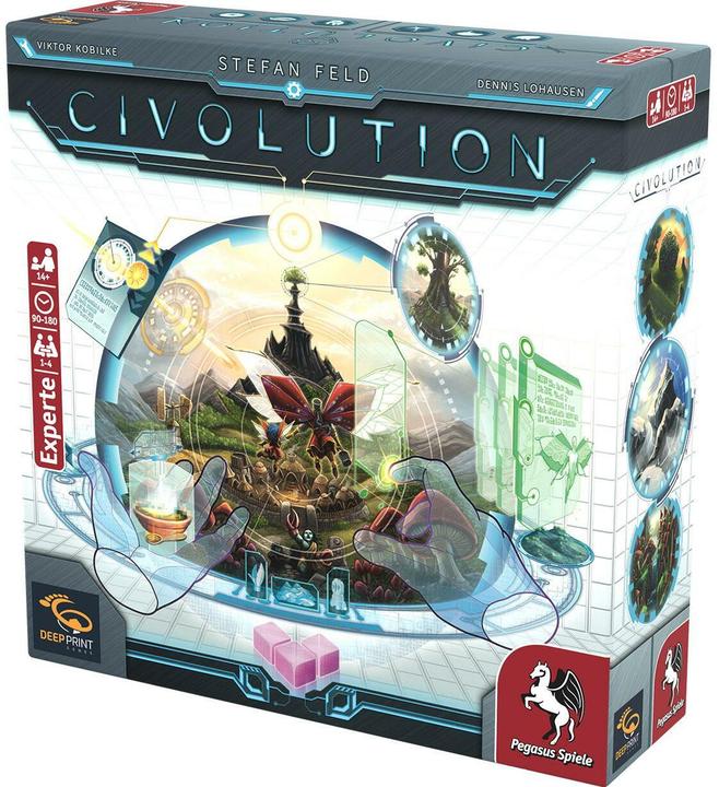 Actual product image Pegasus Civolution (Deep Print Games) (German, 1 - 4 Players)
