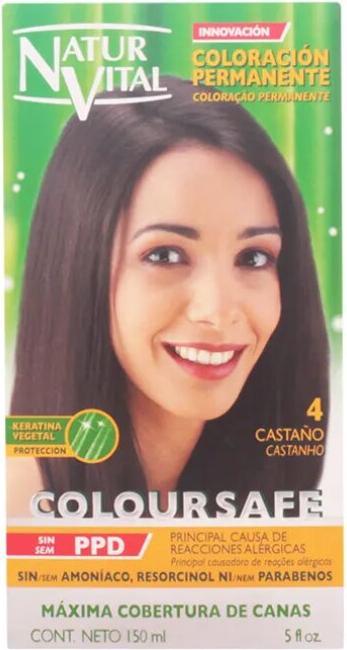 Naturaleza Y Vida COLOURSAFE tinte permanente #4-castaño 150 ml (4)