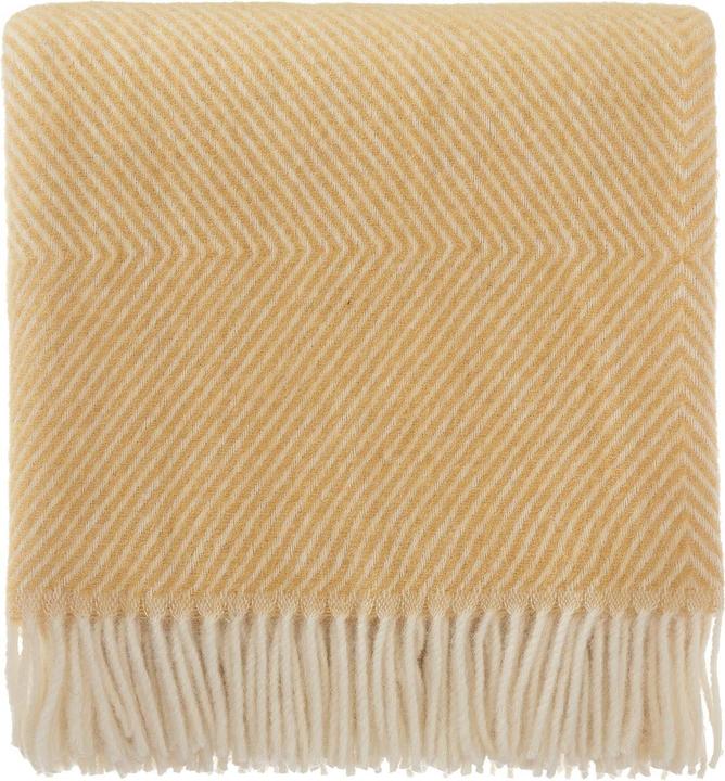 Urbanara Wolldecke Gotland Senfgelb 220 x 240 cm (220 x 240 cm)