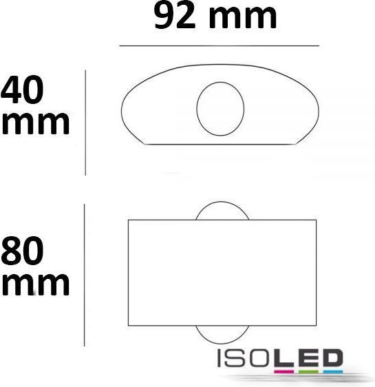 Produktbild Isoled Wand- & Deckenleuchten (280 lm)