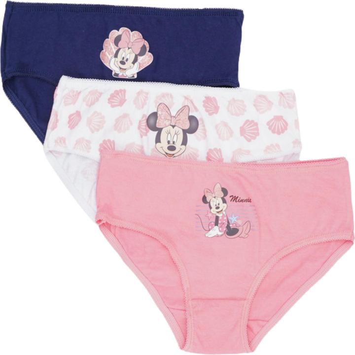 Image du produit Disney Mädchen-Unterhöschen Minnie Bows – 3er-Pack (116, 122, Lot de 3)