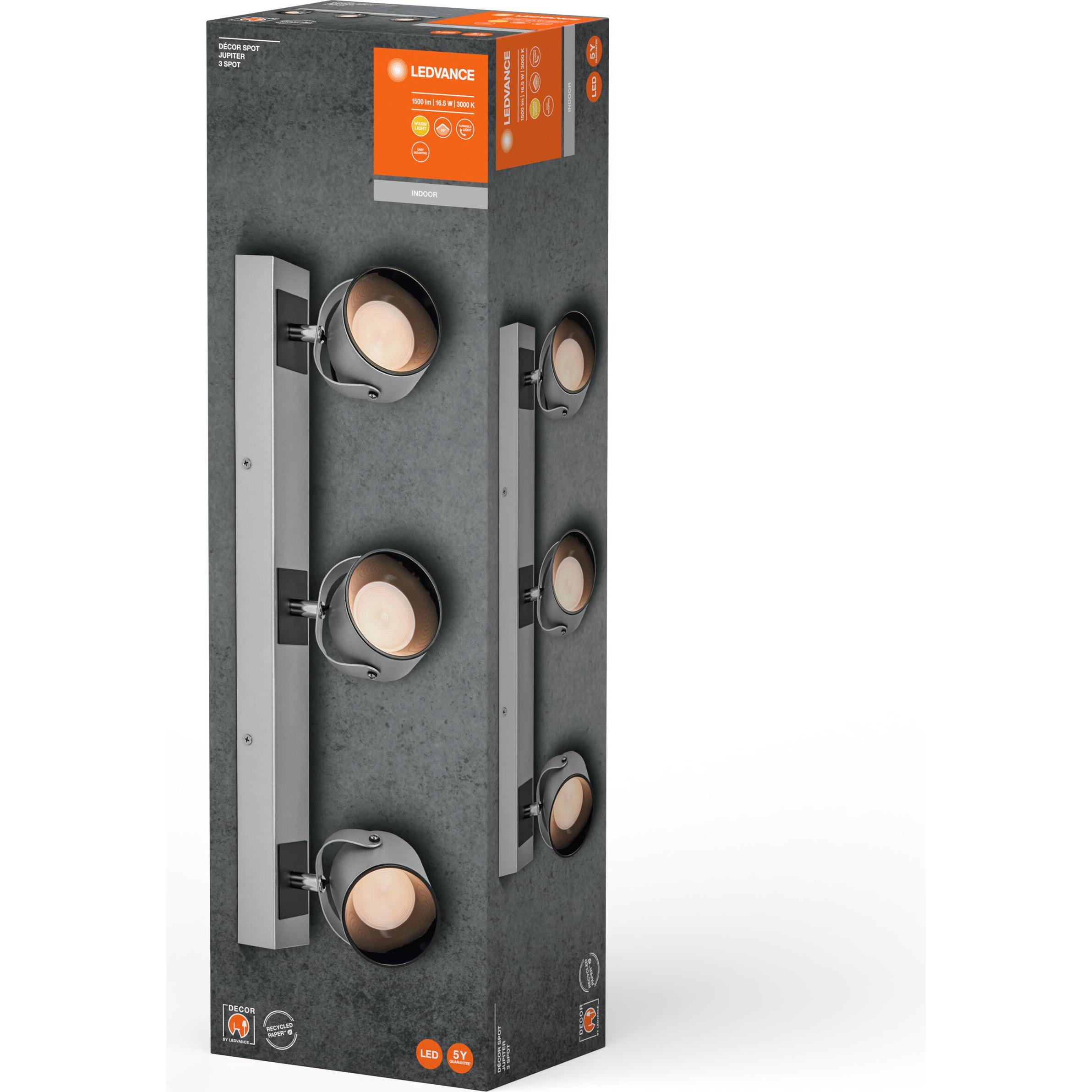 Thumbnail - Ledvance, Wandleuchte + Deckenleuchte, LEDV LED-Deckenleuchte (550 lm)