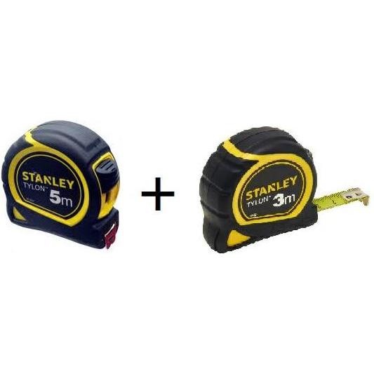 Stanley, Längenmesswerkzeug, Bandmass Tylon Doppelpack 3m + 5m