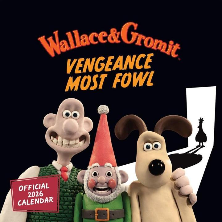 Produktbild Wallace and Gromit 2026 QuadratischWandkalender
