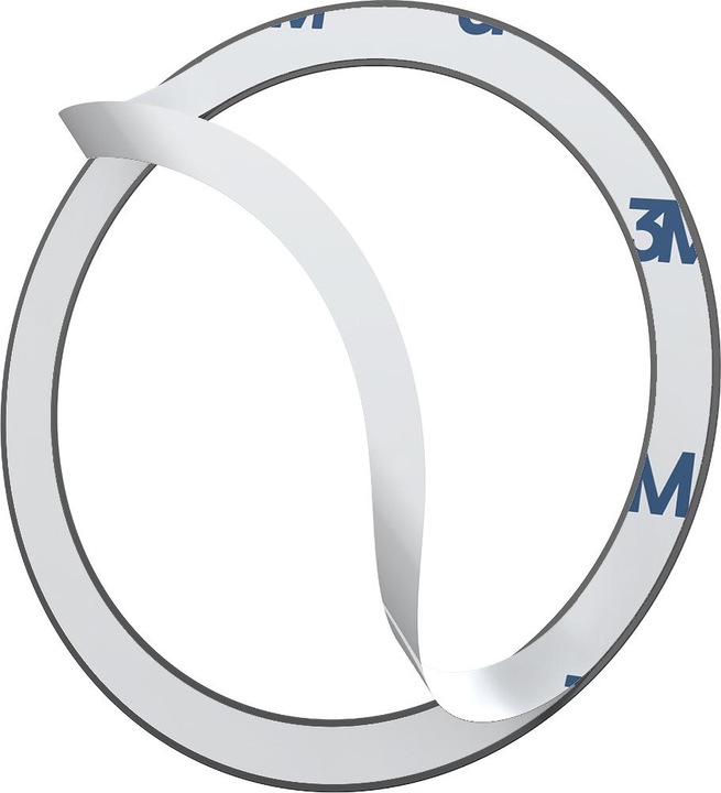 Immagine prodotto Baseus Anello metallico magnetico della serie Halo (2 pezzi/confezione) Nero