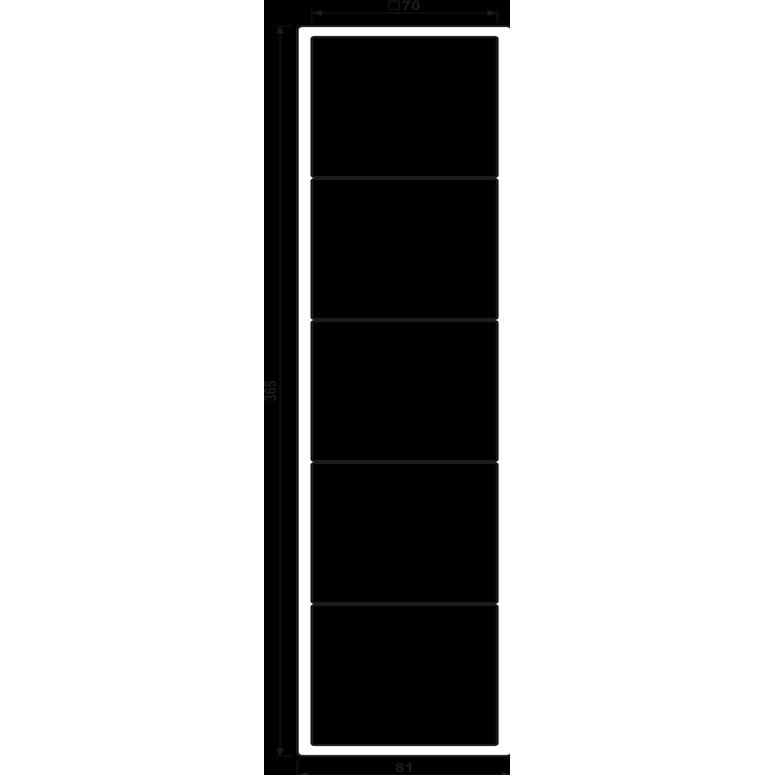 JUNG, Zubehör Schalterprogramm, Einbaurahmen 5f ms mt LS / LS 990 Metall ME2985AT