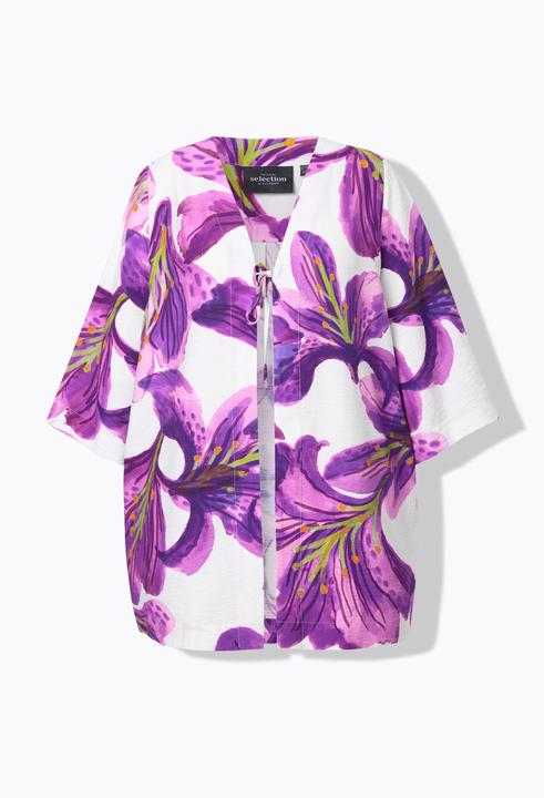 Actual product image Ulla Popken Oversized Short Sleeve Iris Jacket (58)